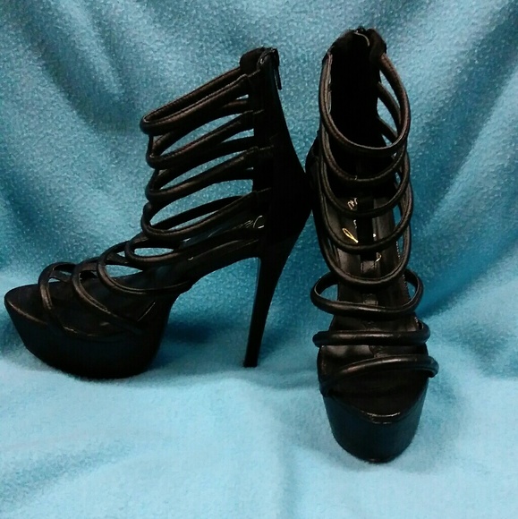 Privileged Shoes - *SOLD*Privileged Strap Platforms
